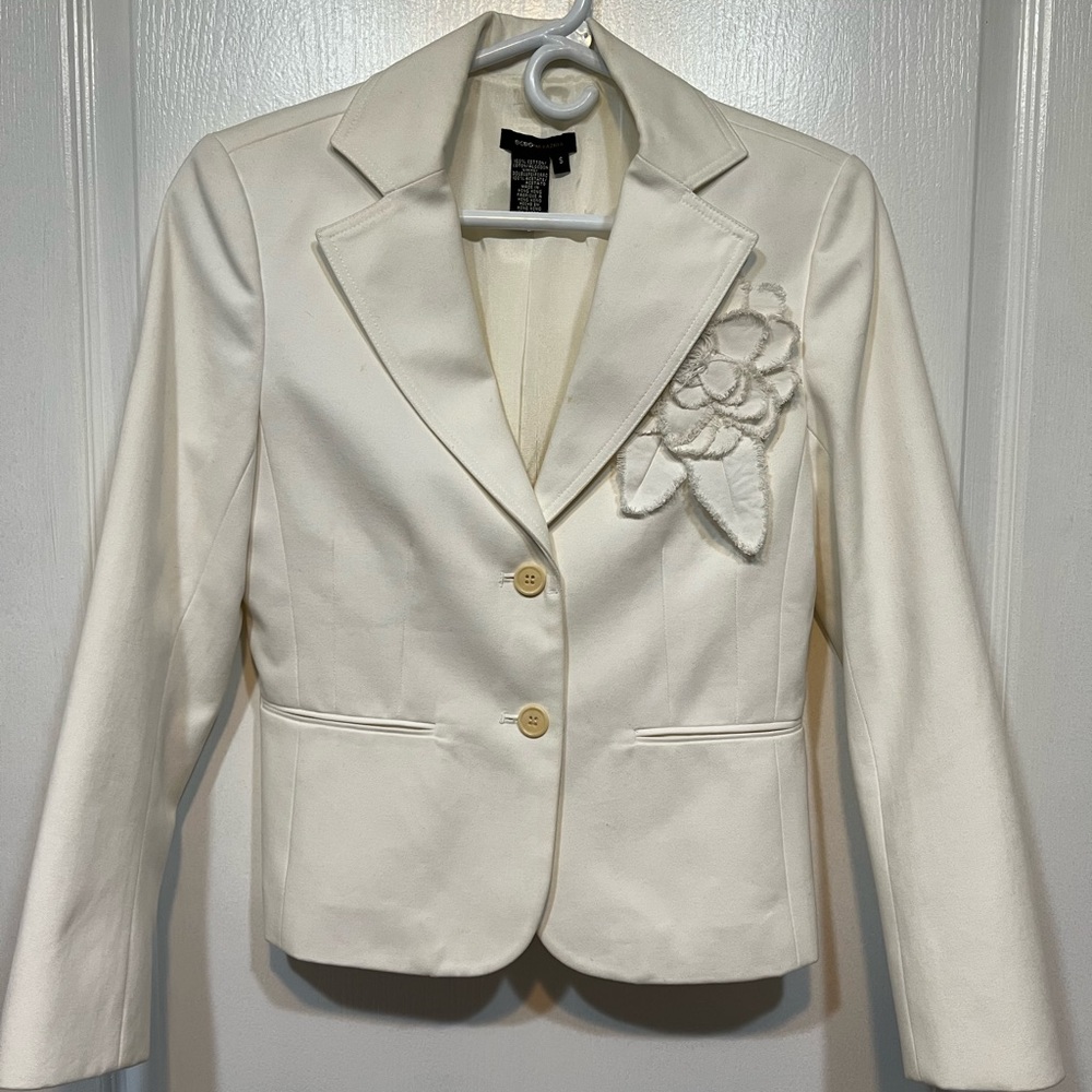 White BCBG Max Azria Blazer Jacket
